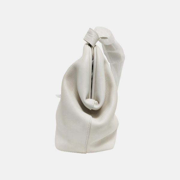 Point Medium Calfskin White