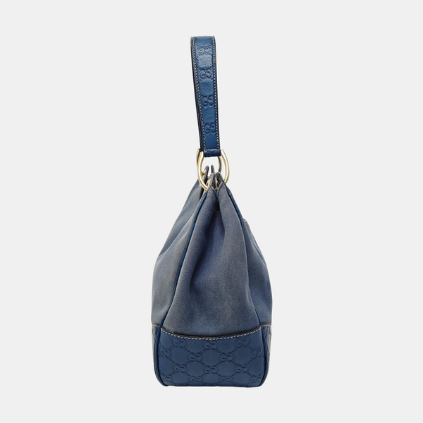 Monogram Canvas Top Handle Bag Blue