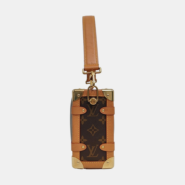 SIDE TRUNK MM Monogram Coated Canvas Brown