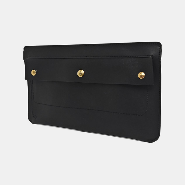 Calfskin Shoulder Bag Black