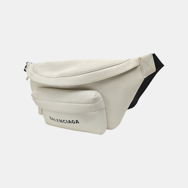 Calfskin Belt Bag White
