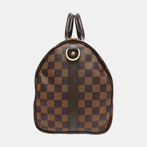 SPEEDY 30 Damier Ebene Coated Canvas Brown