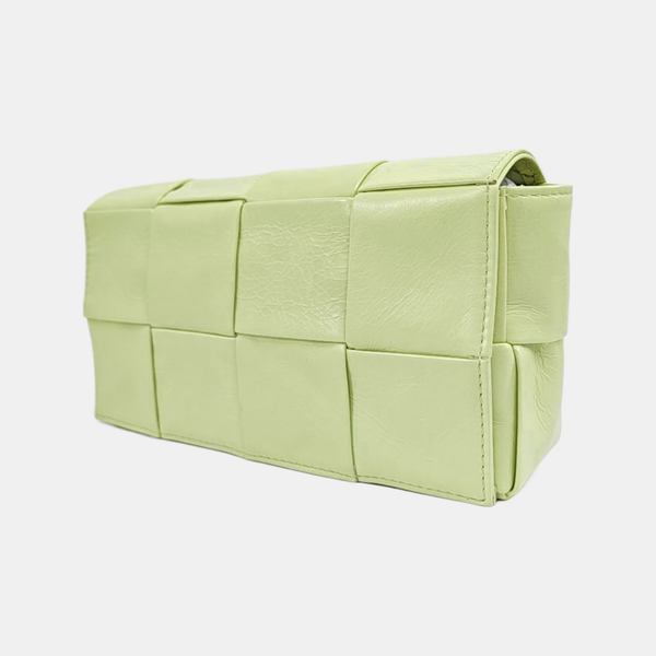 Cassette Piel de ternera Verde