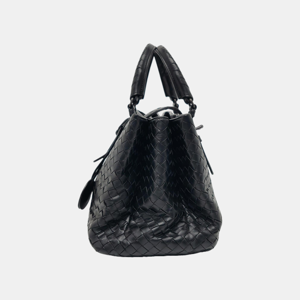 Authenticated pre-owned Roma Lambskin Black - Tote Bag at Looply