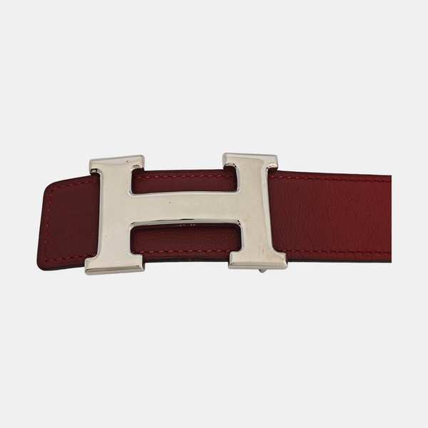Leather Belt Red