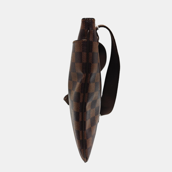 BROOKLYN Damier Ebene Coated Canvas Brown