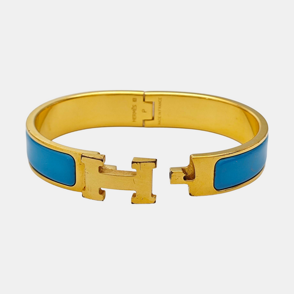 Clic Hh Metal Gold Bangle