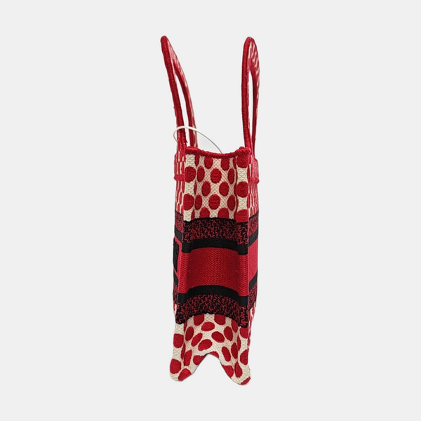 Book Tote Mini Canvas Red