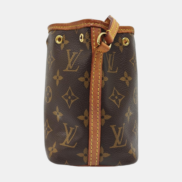NÉONOÉ Nano Monogram Coated Canvas Brown