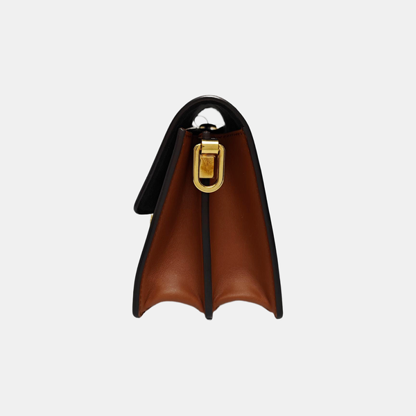 DAUPHINE Mini Monogram Coated Canvas Brown