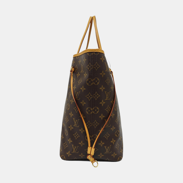 NEVERFULL Lona Revestida Monogram Marrón