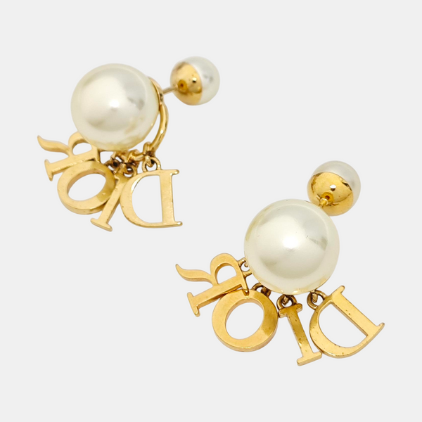 Dior Tribales Metal White Earrings