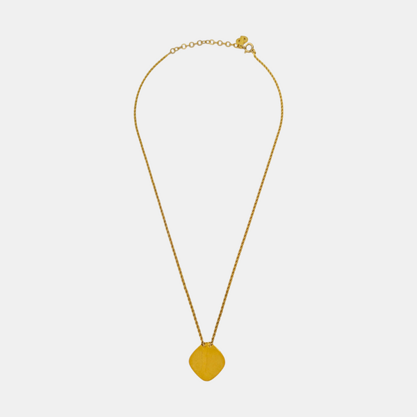Dior Oblique Metal Gold Necklace