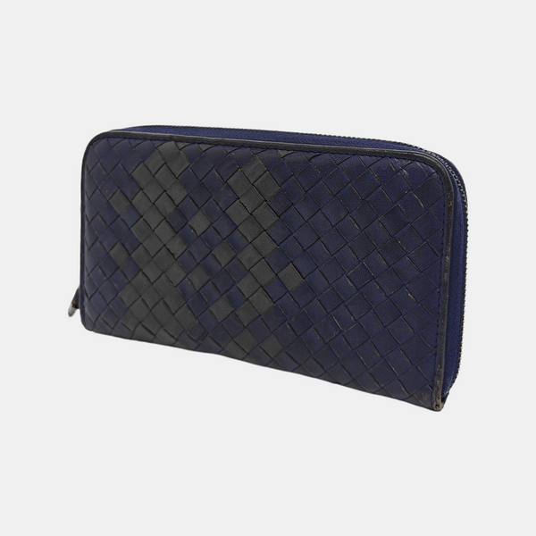 Lambskin Wallet Blue