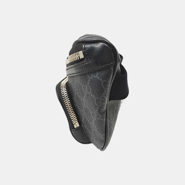 Monogram Coated Canvas Belt Bag Black
