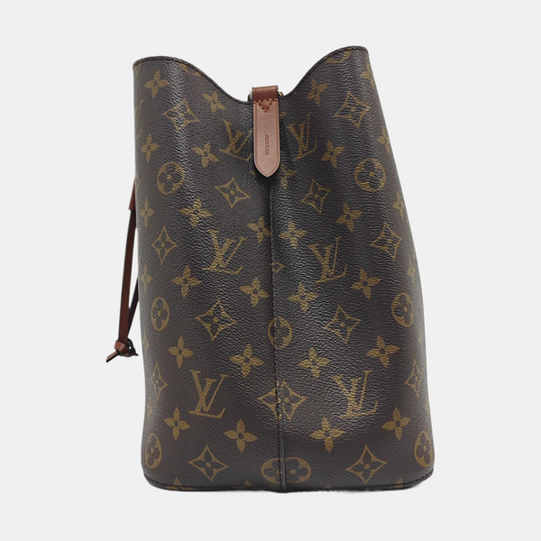 NÉONOÉ MM Monogram Coated Canvas Brown