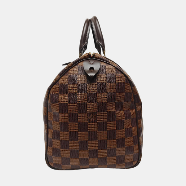 SPEEDY 30 Damier Ebene Coated Canvas Brown