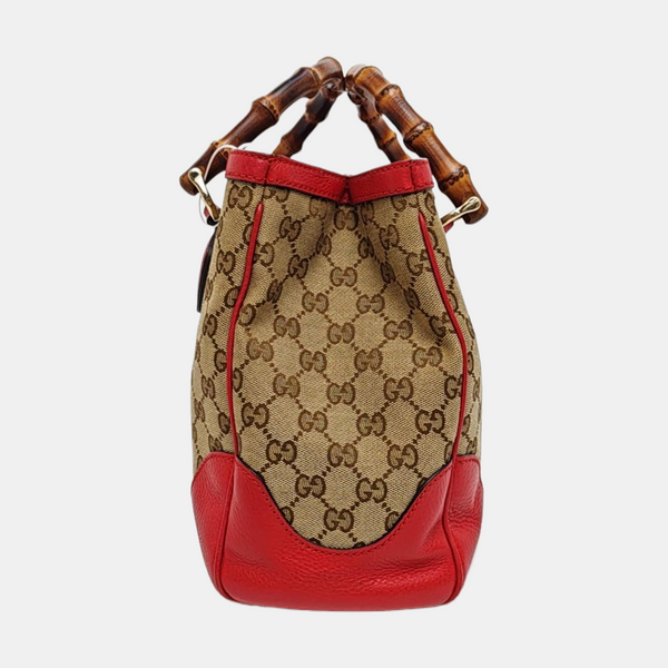 Monogram Canvas Tote Bag Beige