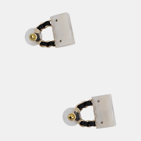 Metal Gold Stud Earrings