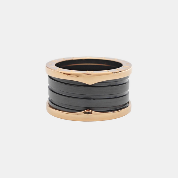 B.ZERO1 18k Rose Gold Ring EU 54