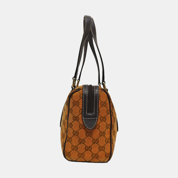 Monogram Canvas Top Handle Bag Orange