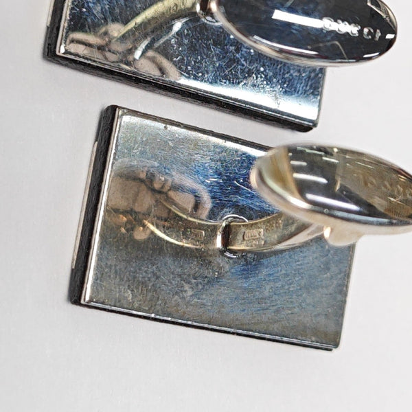 Metal Cufflink Silver