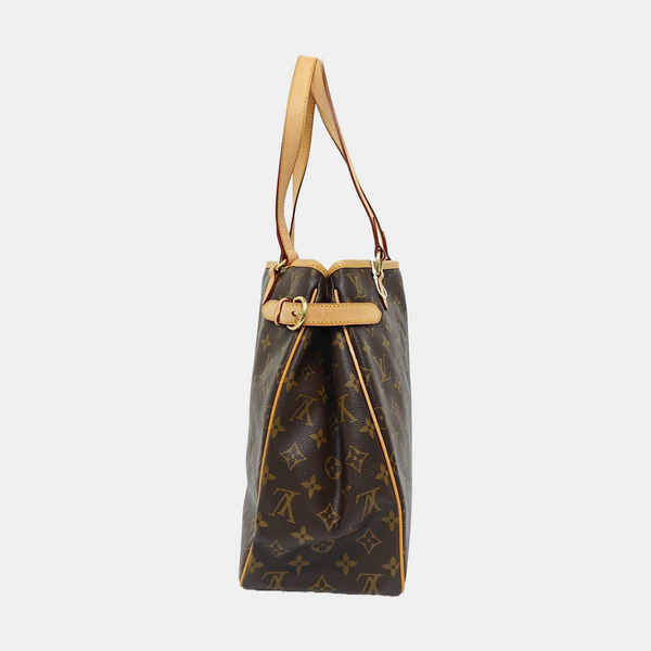 BATIGNOLLES MM Monogram Coated Canvas Brown