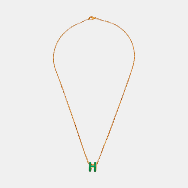 Pop H Metal Rose Gold Necklace