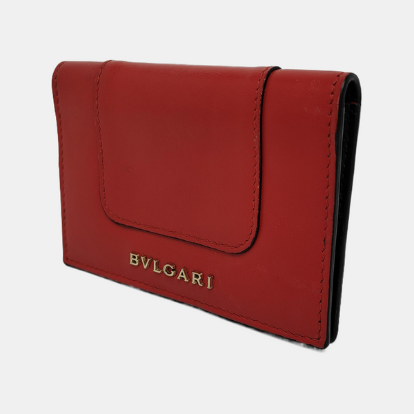 SERPENTI FOREVER Quilted Calfskin Red Card Holder