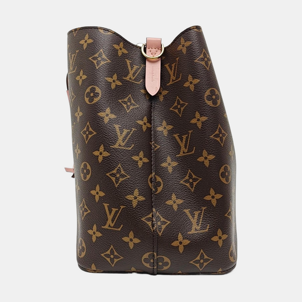 NÉONOÉ MM Monogram Coated Canvas Brown