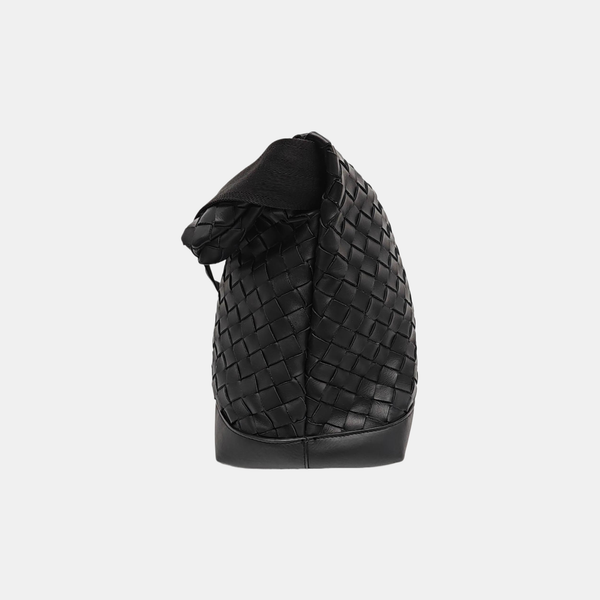 Calfskin Shoulder Bag Black