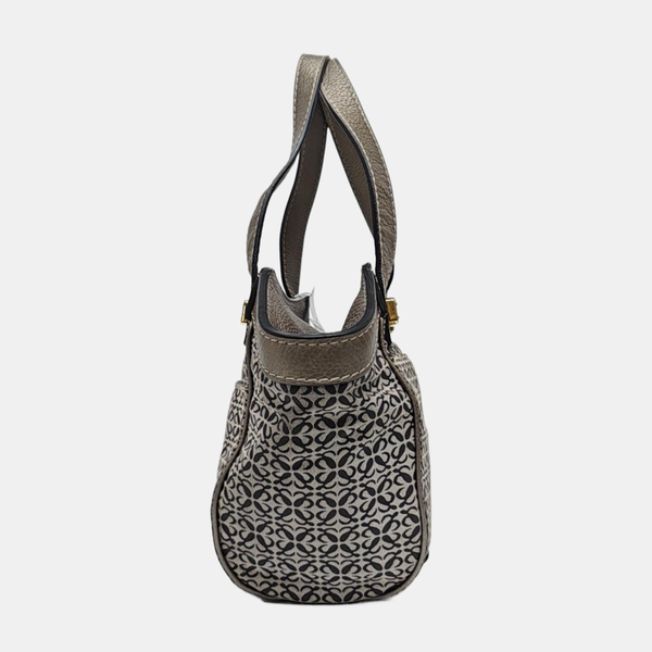 Monogram Canvas Top Handle Bag Gray
