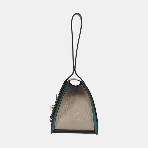 Calfskin Top Handle Bag Gray