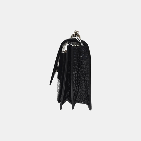SUNSET Medium Calfskin Black