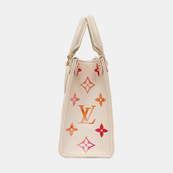 ONTHEGO BB Monogram Calfskin Beige