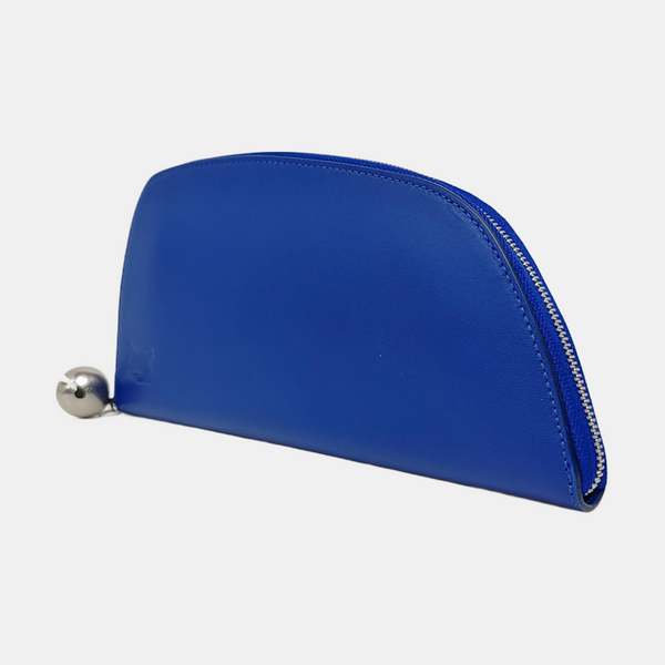 SHIELD Large Calfskin Blue