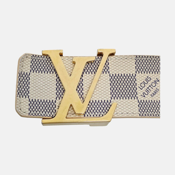 Coated Canvas Belt White