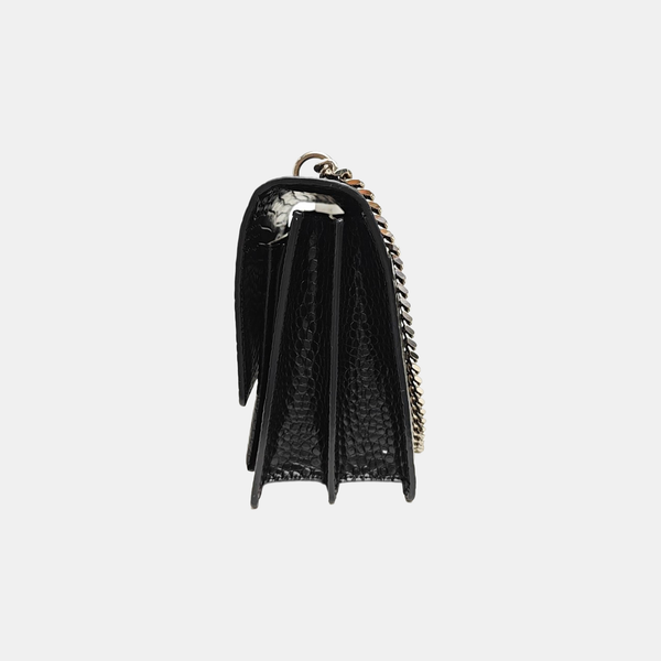 SUNSET Large Calfskin Black