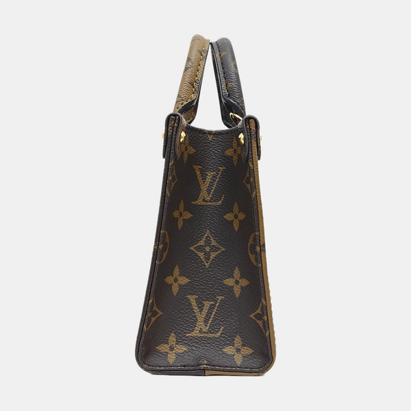 ONTHEGO BB Lona Revestida Monogram Marrón