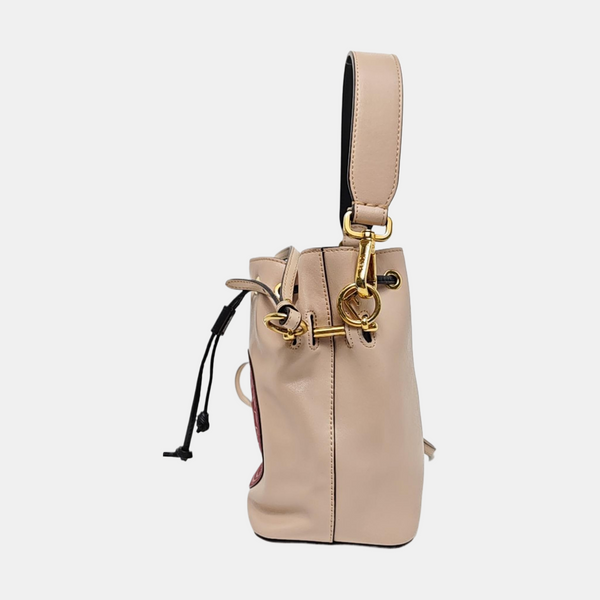 Authenticated pre-owned Mon Tresor Mini Calfskin Pink - Bucket Bag at Looply