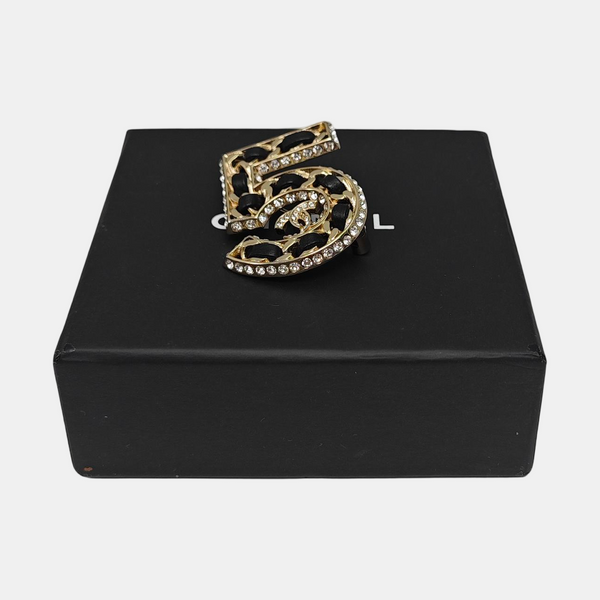 Metal Gold Brooch