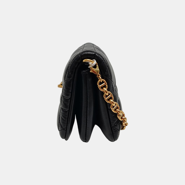 Dior Caro Small Cannage Calfskin Black