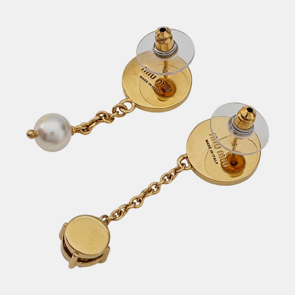 Metal Gold Stud Earrings