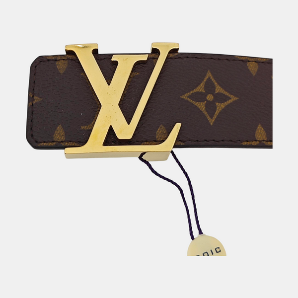 Coated Canvas Belt Brown