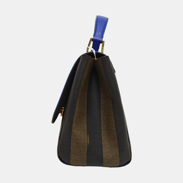 Calfskin Shoulder Bag Blue