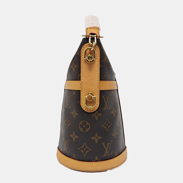 DUFFLE Monogram Coated Canvas Brown