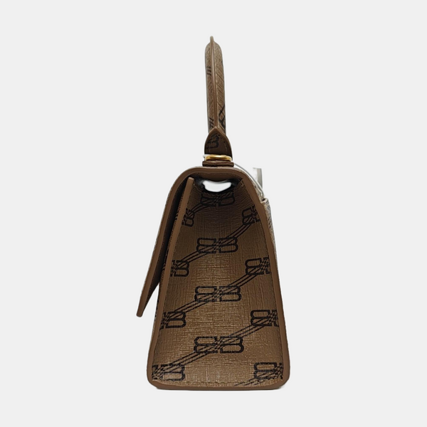 Hourglass XS Coated Canvas Brown