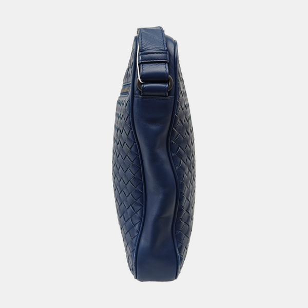 Calfskin Crossbody Bag Blue