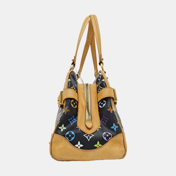LV × TM CLAUDIA Monogram Coated Canvas Black