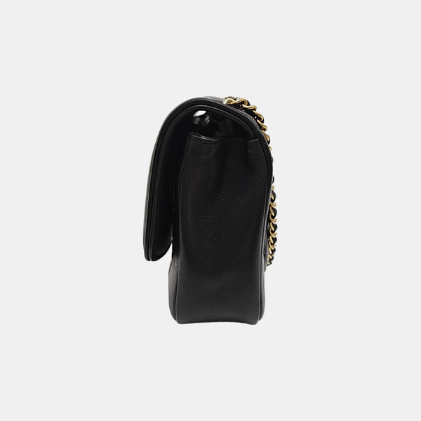 DIANA CC Quilted Lambskin Black